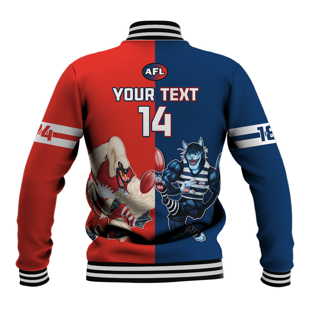 personalised-swans-and-cats-football-baseball-jacket-sydney-mix-geelong-sporty-version