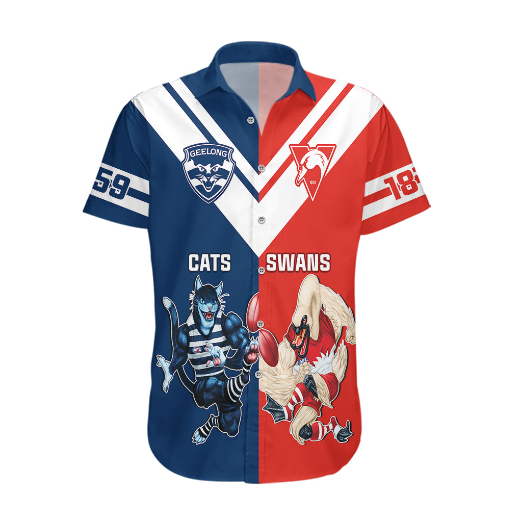 personalised-swans-and-cats-football-hawaiian-shirt-sydney-mix-geelong-sporty-version
