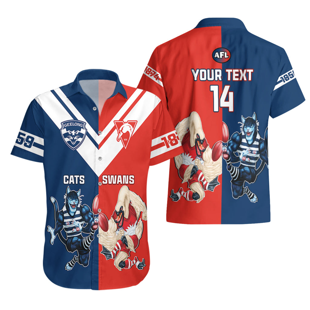 personalised-swans-and-cats-football-hawaiian-shirt-sydney-mix-geelong-sporty-version