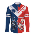 personalised-swans-and-cats-football-long-sleeve-button-shirt-sydney-mix-geelong-sporty-version