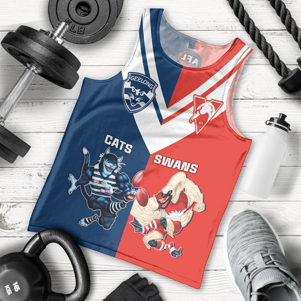 personalised-swans-and-cats-football-men-tank-top-sydney-mix-geelong-sporty-version