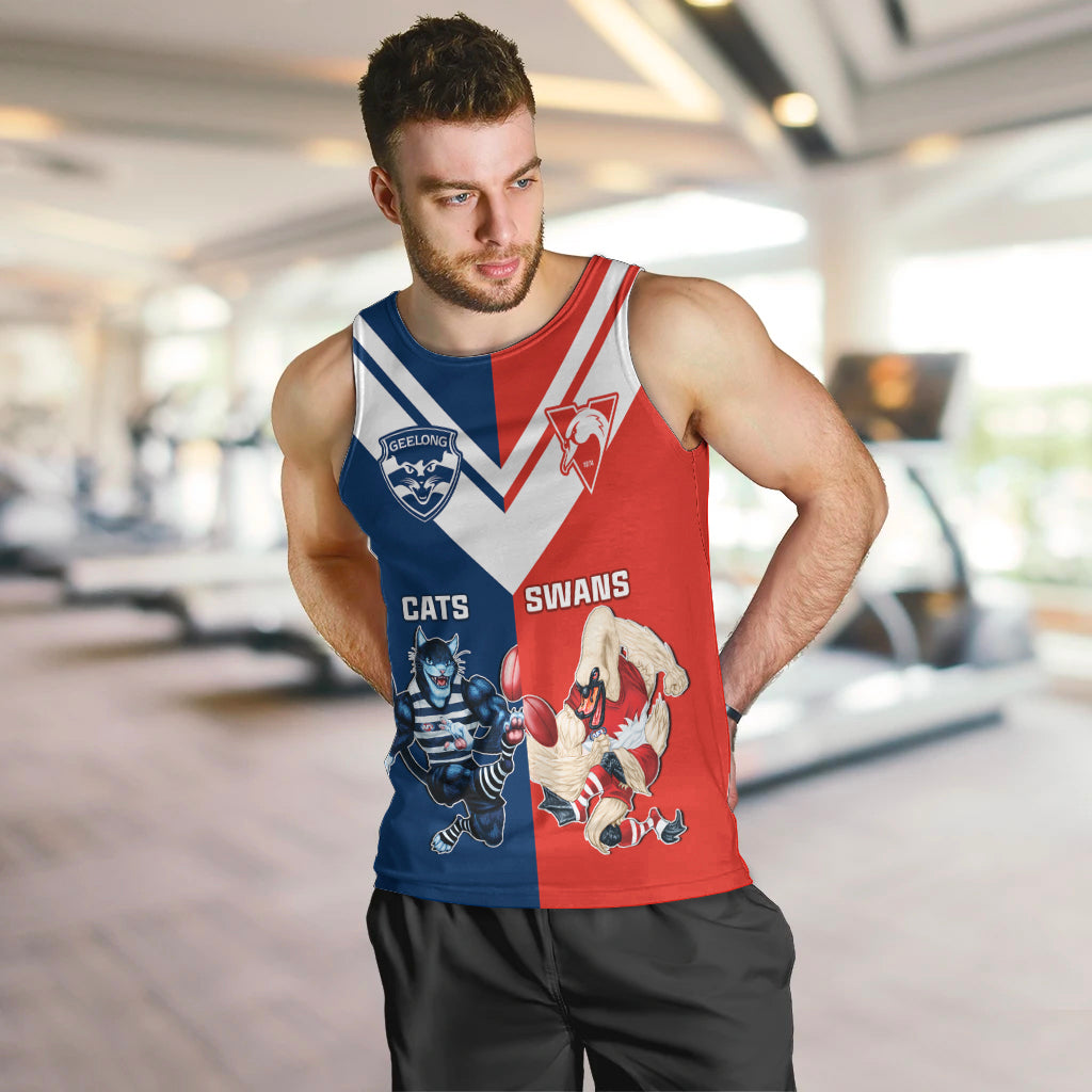personalised-swans-and-cats-football-men-tank-top-sydney-mix-geelong-sporty-version
