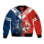 personalised-swans-and-cats-football-sleeve-zip-bomber-jacket-sydney-mix-geelong-sporty-version