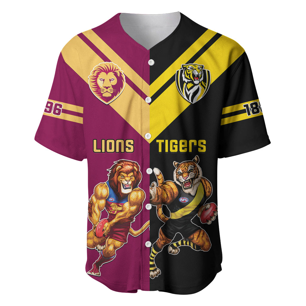 personalised-richmond-and-brisbane-lions-football-baseball-jersey-sporty-version