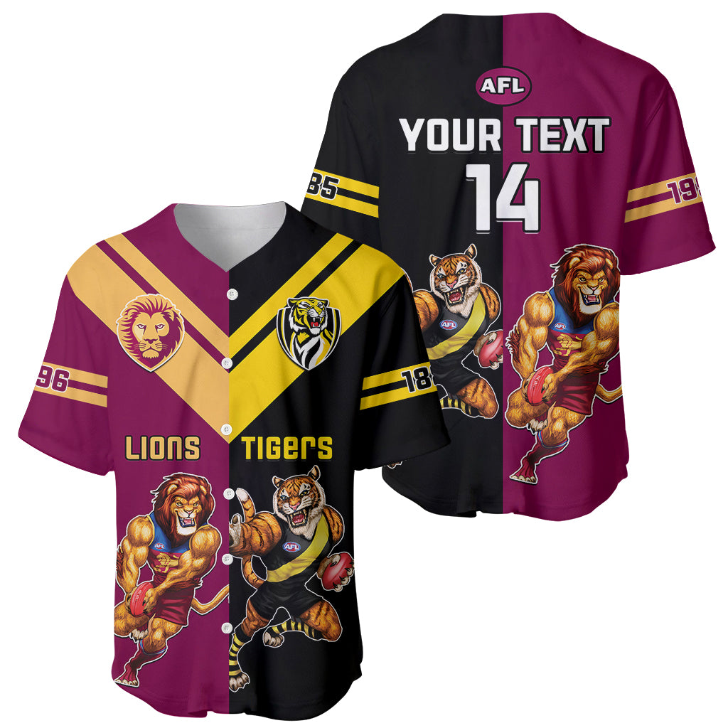 personalised-richmond-and-brisbane-lions-football-baseball-jersey-sporty-version