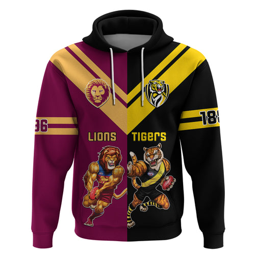 personalised-richmond-and-brisbane-lions-football-hoodie-sporty-version