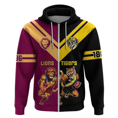 personalised-richmond-and-brisbane-lions-football-hoodie-sporty-version