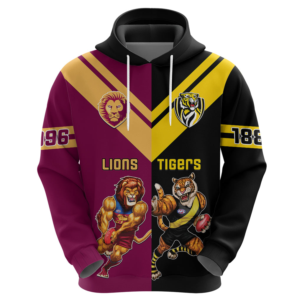 personalised-richmond-and-brisbane-lions-football-hoodie-sporty-version
