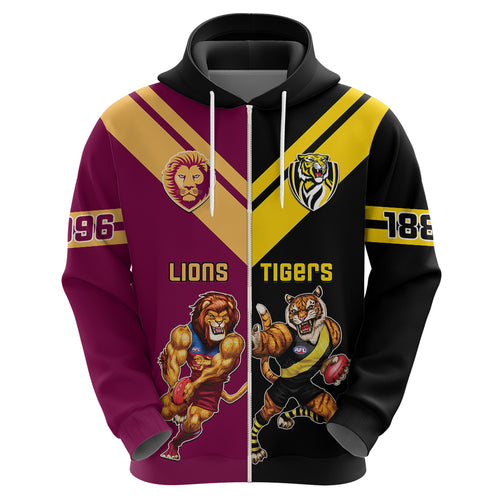 personalised-richmond-and-brisbane-lions-football-hoodie-sporty-version