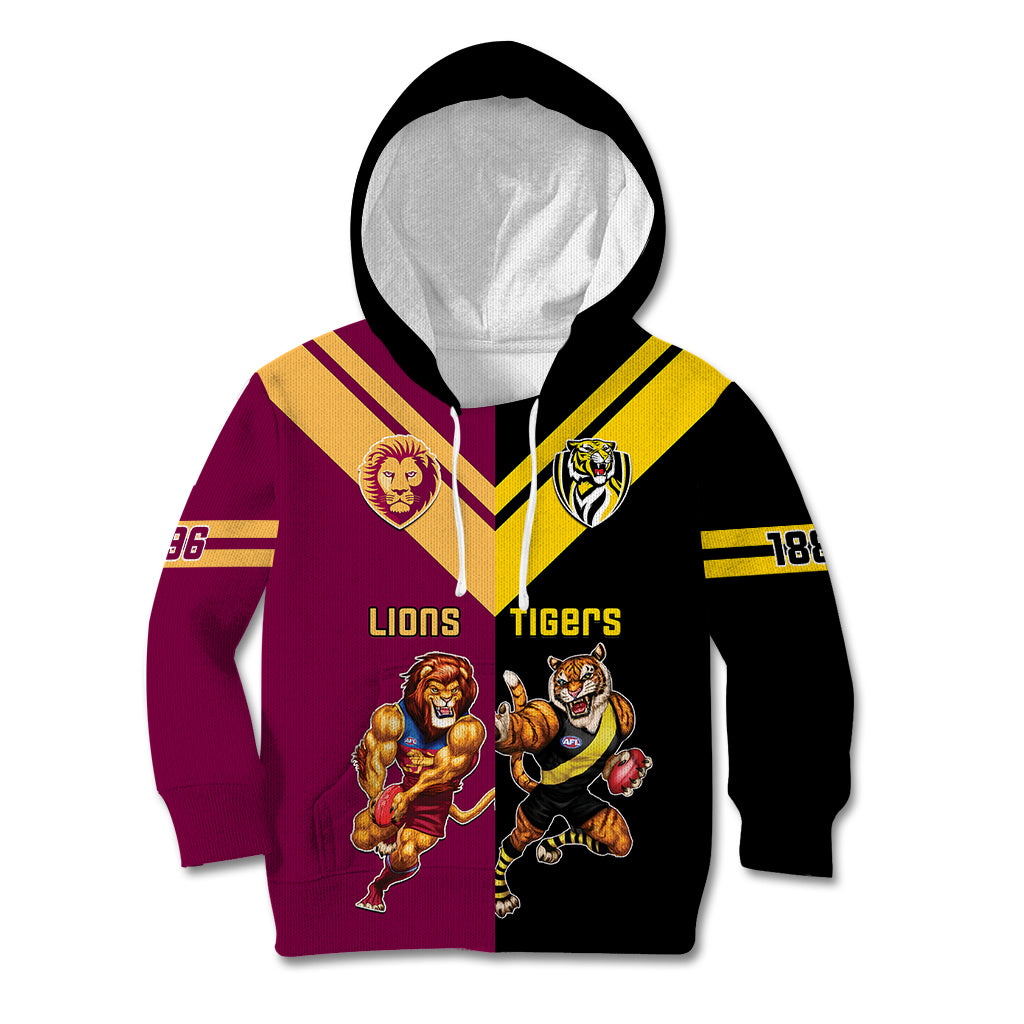 personalised-richmond-and-brisbane-lions-football-kid-hoodie-sporty-version