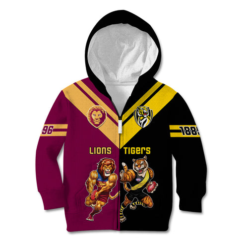 personalised-richmond-and-brisbane-lions-football-kid-hoodie-sporty-version