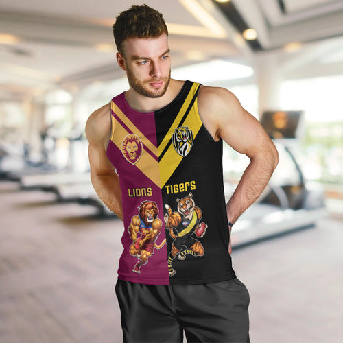 personalised-richmond-and-brisbane-lions-football-men-tank-top-sporty-version