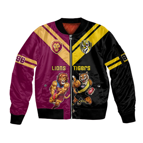 personalised-richmond-and-brisbane-lions-football-sleeve-zip-bomber-jacket-sporty-version