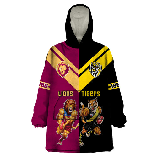 personalised-richmond-and-brisbane-lions-football-wearable-blanket-hoodie-sporty-version