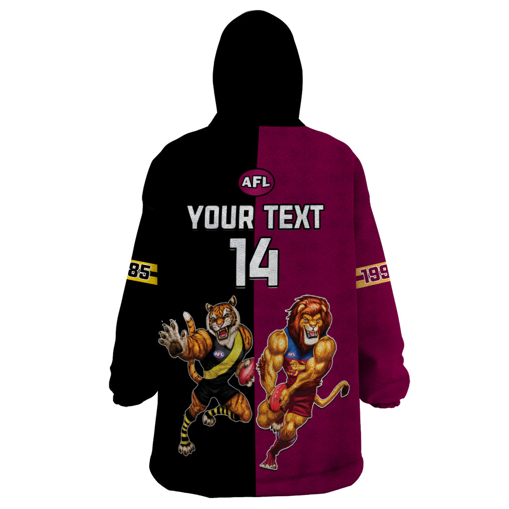 personalised-richmond-and-brisbane-lions-football-wearable-blanket-hoodie-sporty-version