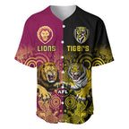 personalised-richmond-and-brisbane-lions-football-baseball-jersey-indigenous-art-version
