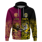 personalised-richmond-and-brisbane-lions-football-hoodie-indigenous-art-version