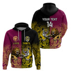 personalised-richmond-and-brisbane-lions-football-hoodie-indigenous-art-version