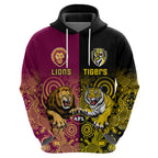 personalised-richmond-and-brisbane-lions-football-hoodie-indigenous-art-version