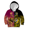 personalised-richmond-and-brisbane-lions-football-kid-hoodie-indigenous-art-version