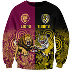 personalised-richmond-and-brisbane-lions-football-sweatshirt-indigenous-art-version