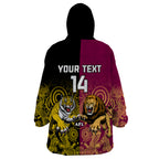 personalised-richmond-and-brisbane-lions-football-wearable-blanket-hoodie-indigenous-art-version