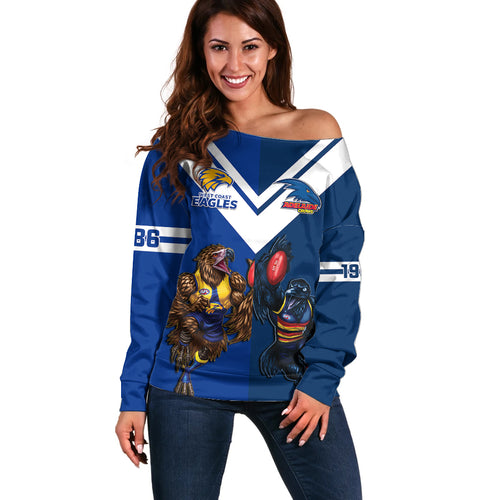personalised-eagles-and-crows-football-off-shoulder-sweater-west-coast-mix-adelaide-sporty-version