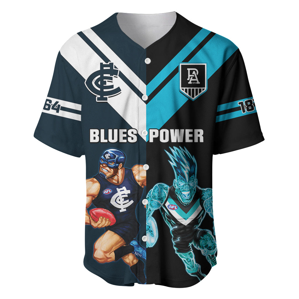 personalised-carlton-and-port-adelaide-football-baseball-jersey-blues-mix-power-sporty-version