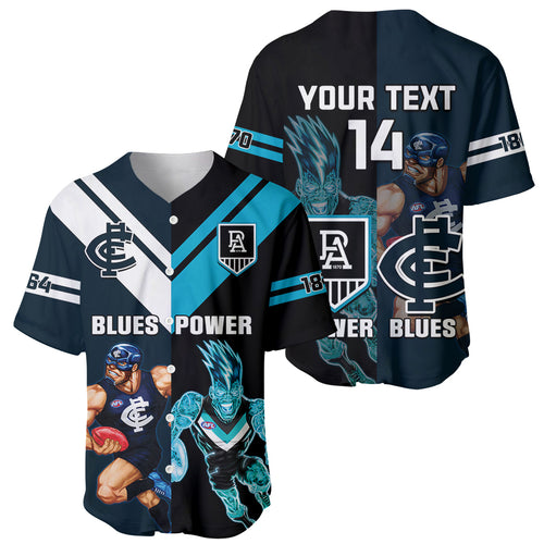 personalised-carlton-and-port-adelaide-football-baseball-jersey-blues-mix-power-sporty-version