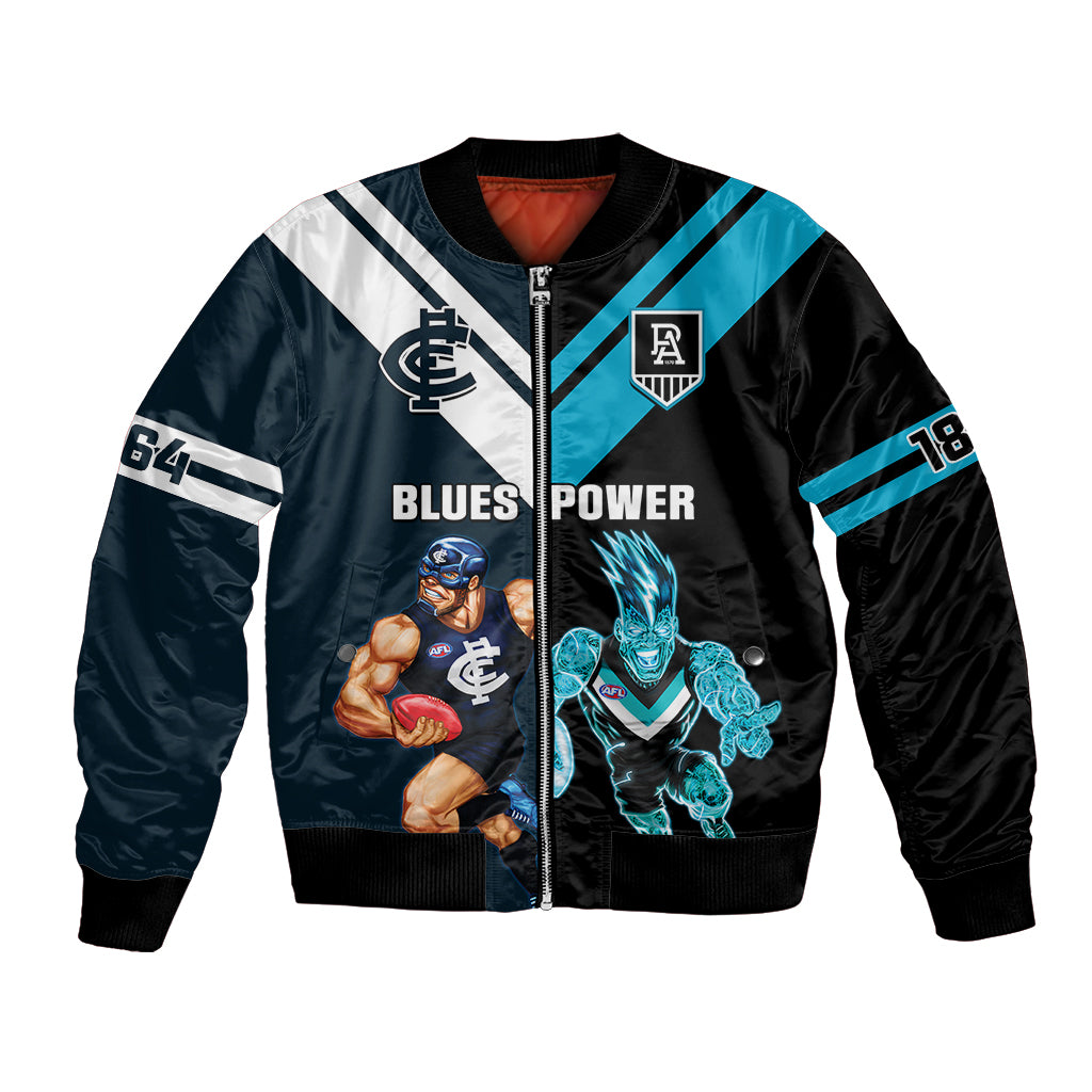 personalised-carlton-and-port-adelaide-football-bomber-jacket-blues-mix-power-sporty-version