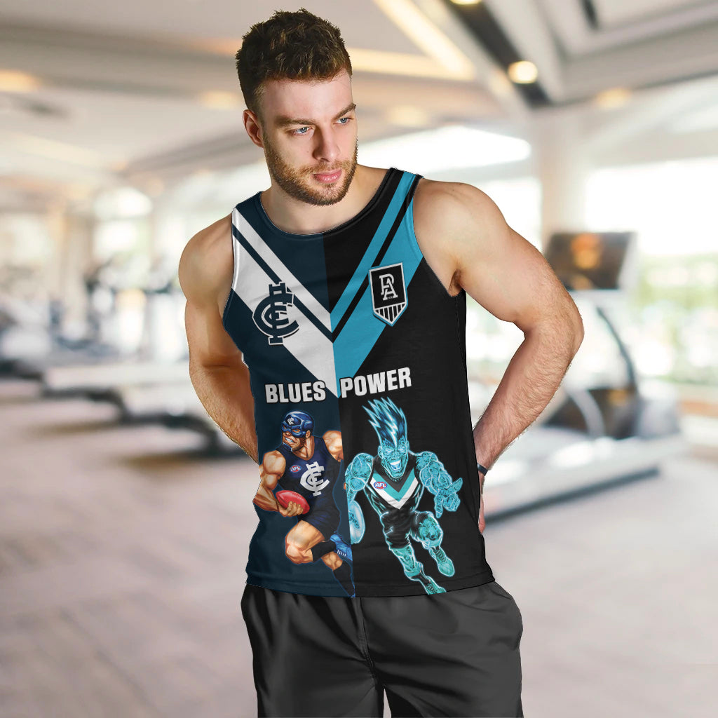 personalised-carlton-and-port-adelaide-football-men-tank-top-blues-mix-power-sporty-version