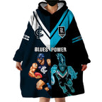 personalised-carlton-and-port-adelaide-football-wearable-blanket-hoodie-blues-mix-power-sporty-version
