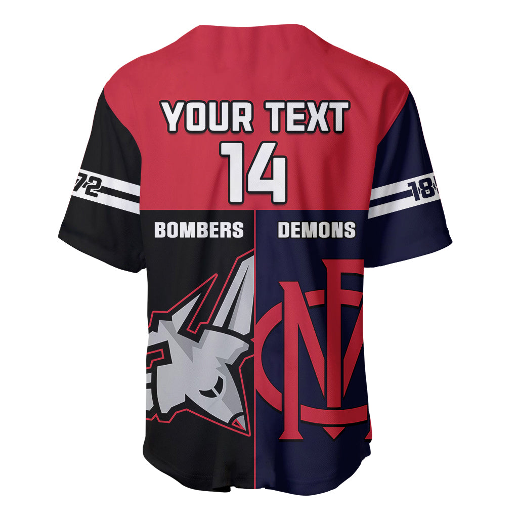 personalised-melbourne-and-essendon-football-baseball-jersey-demons-mix-bombers-sporty-version
