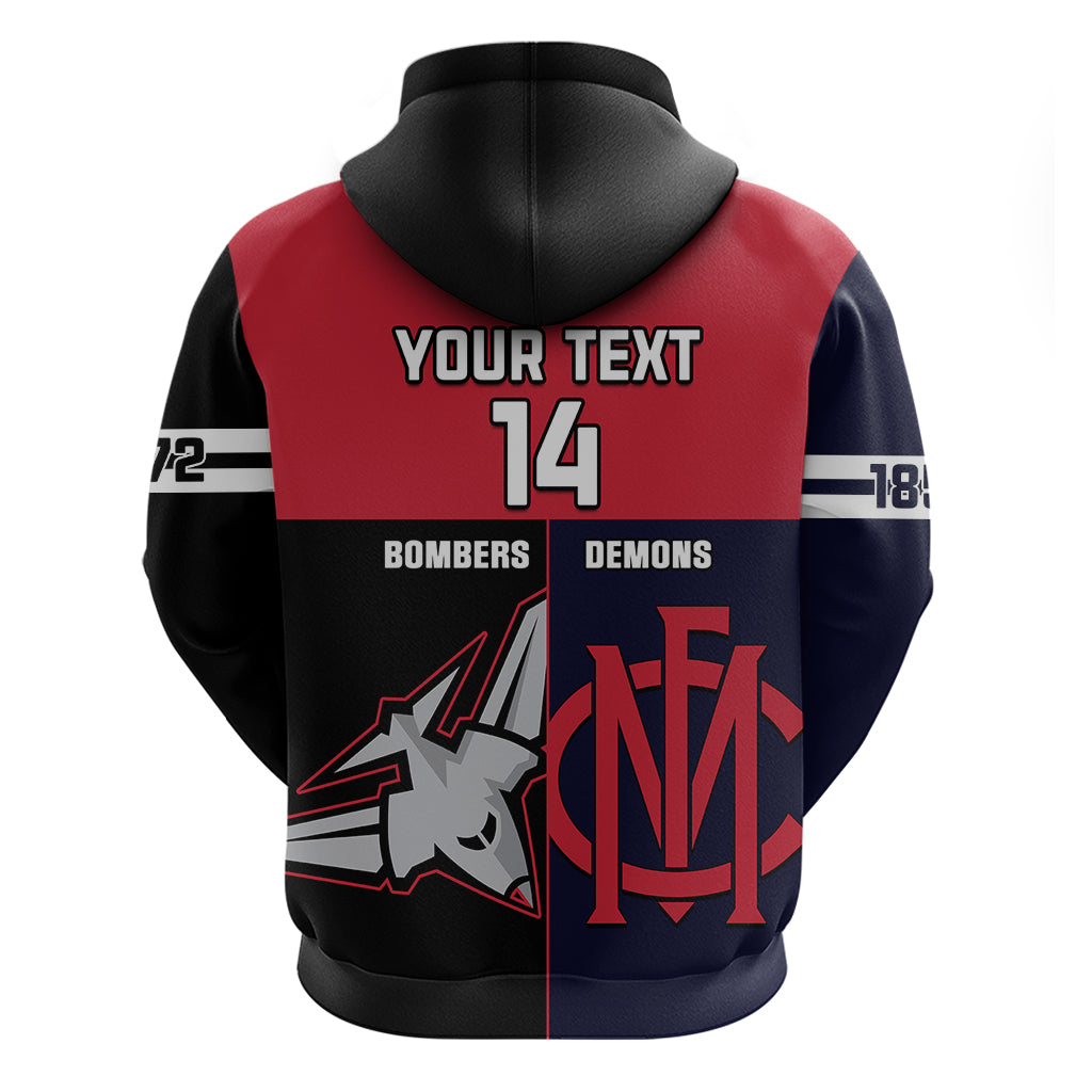 personalised-melbourne-and-essendon-football-hoodie-demons-mix-bombers-sporty-version