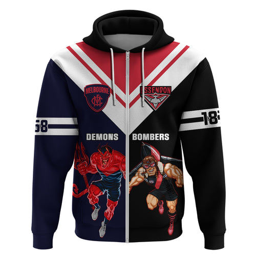 personalised-melbourne-and-essendon-football-hoodie-demons-mix-bombers-sporty-version