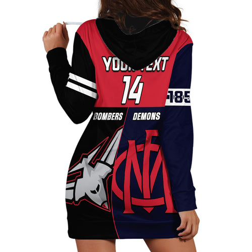 personalised-melbourne-and-essendon-football-hoodie-dress-demons-mix-bombers-sporty-version