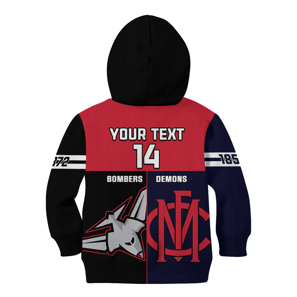 personalised-melbourne-and-essendon-football-kid-hoodie-demons-mix-bombers-sporty-version