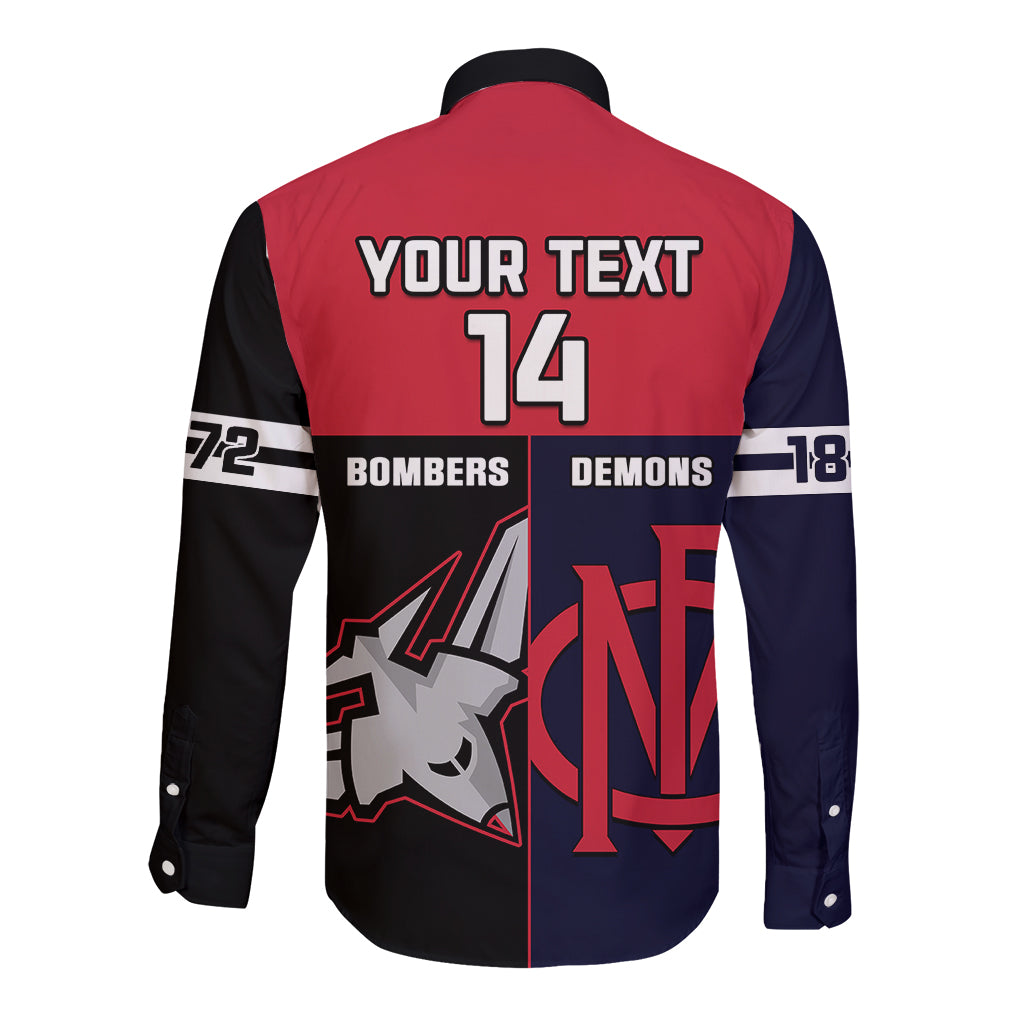 personalised-melbourne-and-essendon-football-long-sleeve-button-shirt-demons-mix-bombers-sporty-version