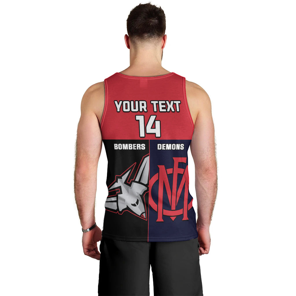 personalised-melbourne-and-essendon-football-men-tank-top-demons-mix-bombers-sporty-version