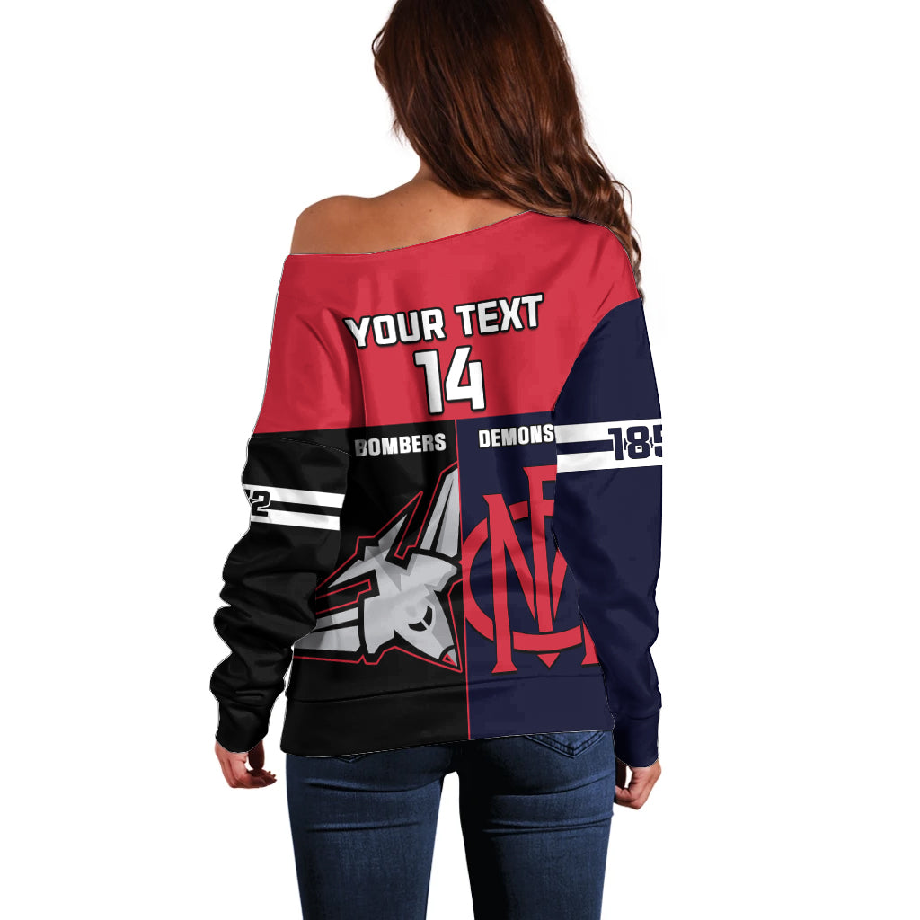 personalised-melbourne-and-essendon-football-off-shoulder-sweater-demons-mix-bombers-sporty-version