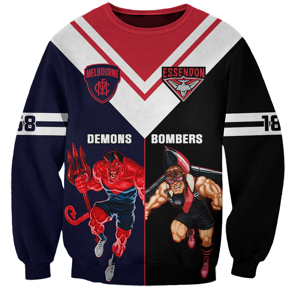 personalised-melbourne-and-essendon-football-sweatshirt-demons-mix-bombers-sporty-version