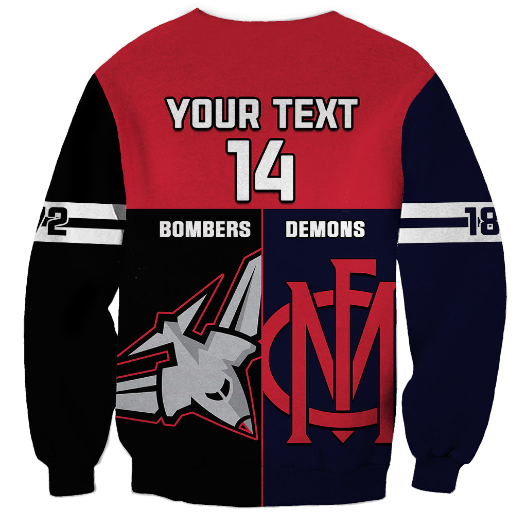 personalised-melbourne-and-essendon-football-sweatshirt-demons-mix-bombers-sporty-version
