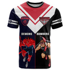 personalised-melbourne-and-essendon-football-t-shirt-demons-mix-bombers-sporty-version