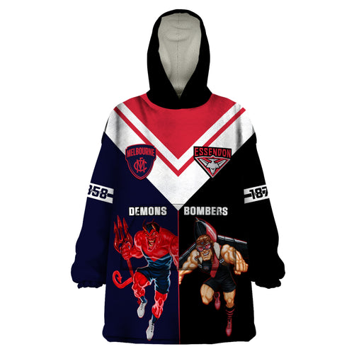 personalised-melbourne-and-essendon-football-wearable-blanket-hoodie-demons-mix-bombers-sporty-version