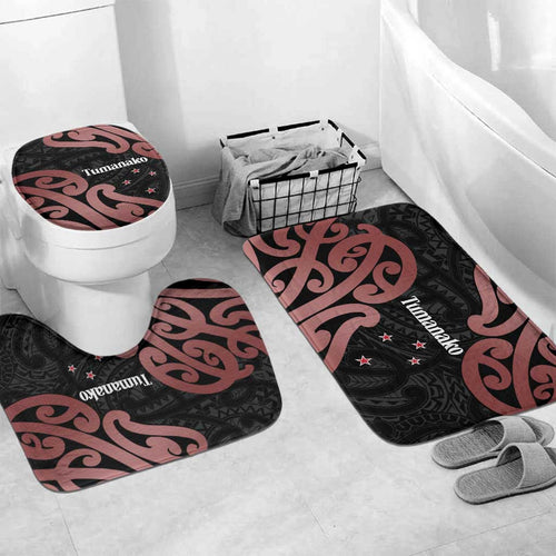 New Zealand Mangopare Tamanako Bathroom Set Aotearoa Maori - Aussie Hoodie