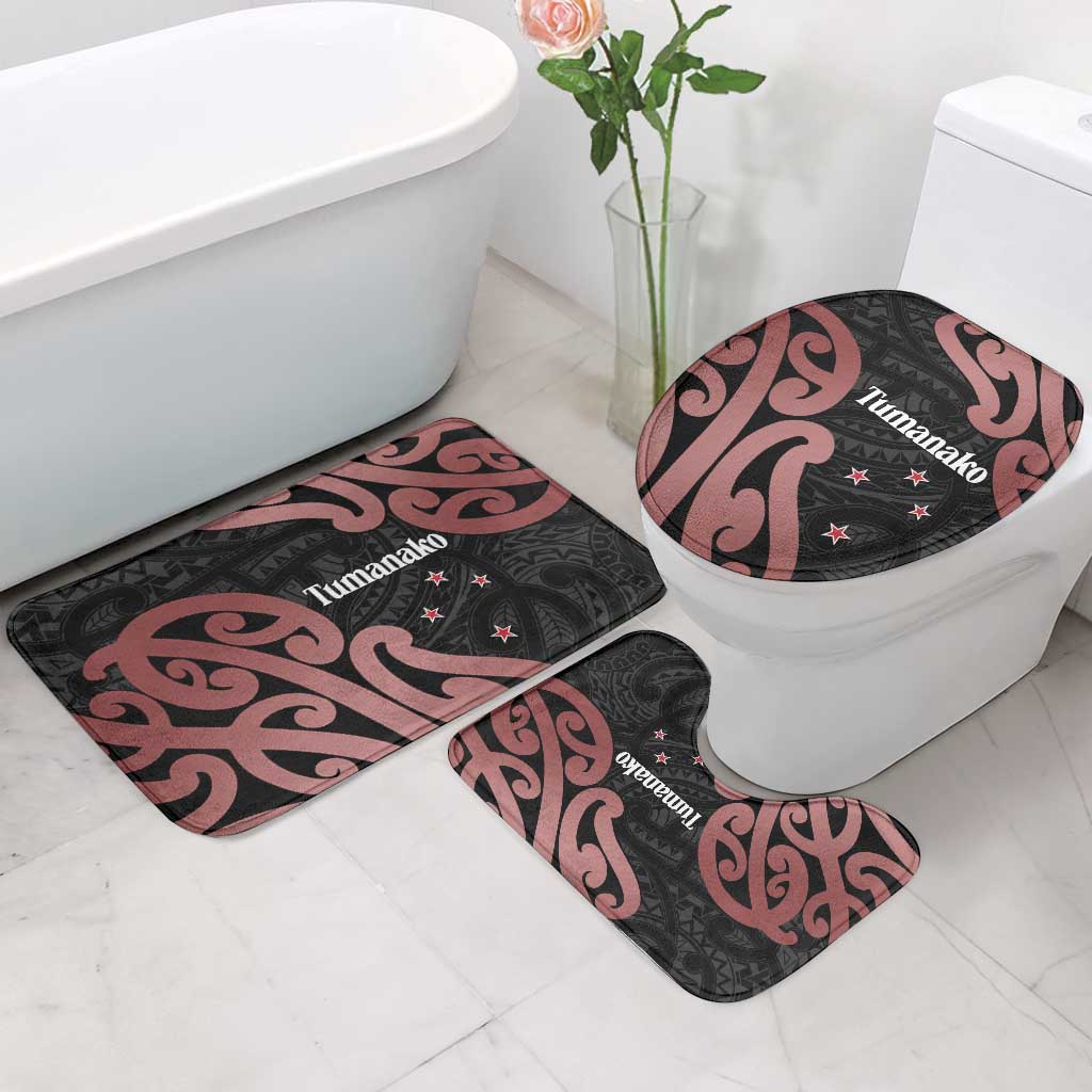 New Zealand Mangopare Tamanako Bathroom Set Aotearoa Maori - Aussie Hoodie