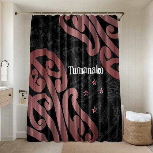 New Zealand Mangopare Tamanako Bathroom Set Aotearoa Maori - Aussie Hoodie