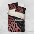 New Zealand Mangopare Tamanako Bedding Set Aotearoa Maori