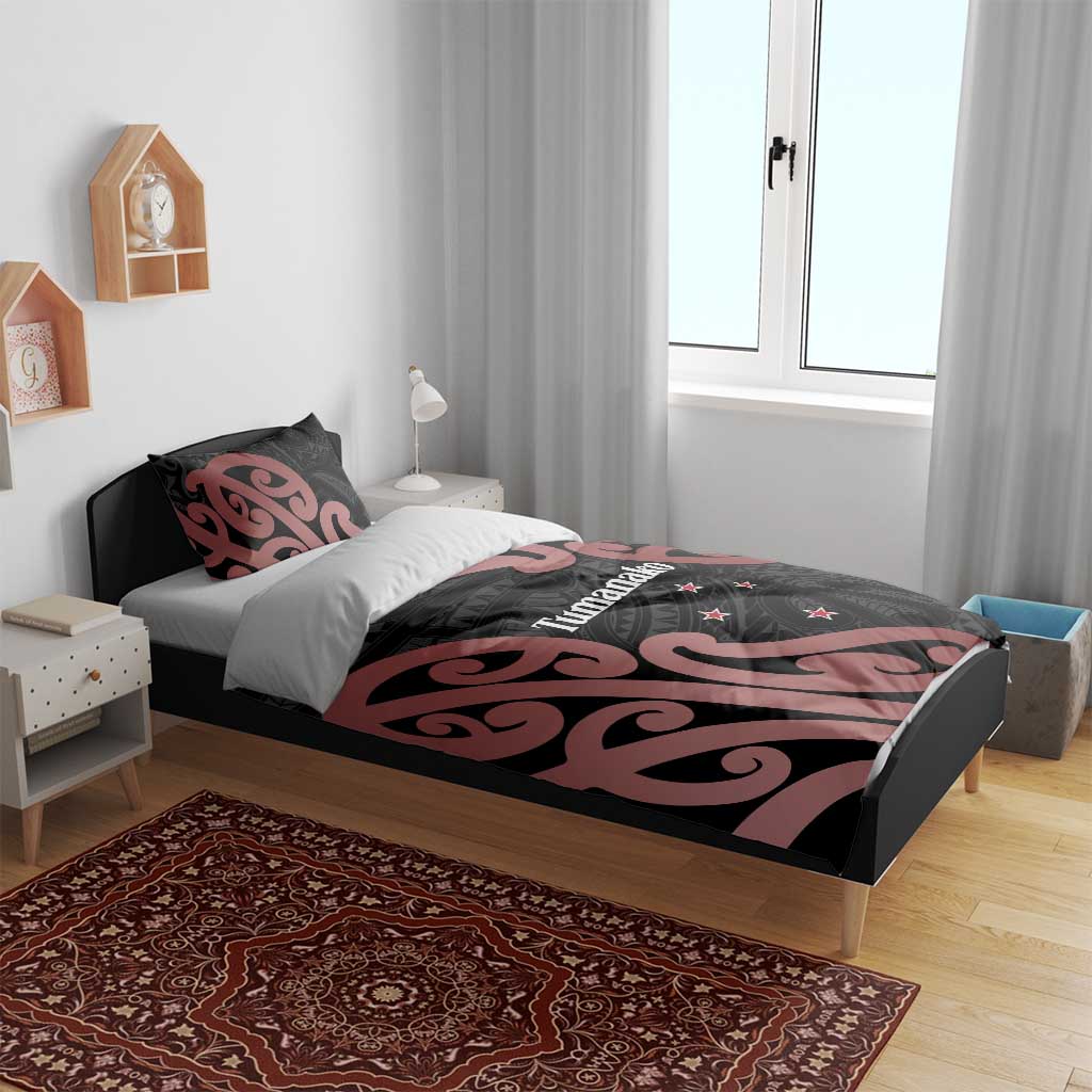 New Zealand Mangopare Tamanako Bedding Set Aotearoa Maori