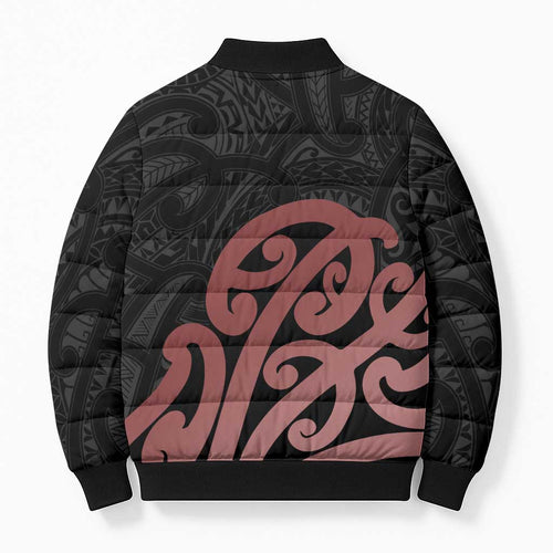 New Zealand Mangopare Tamanako Bomber Puffer Jacket Aotearoa Maori - Aussie Hoodie